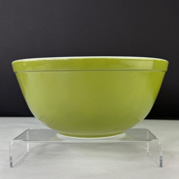 Vintage Pyrex 403 Bowl Avocado Verde Green - Picture 2 of 14
